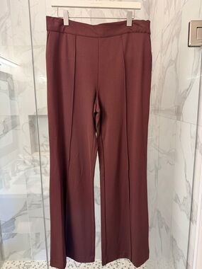 DKNY Wide-Leg Dress Pants, C - Brown, S- L, Brand New